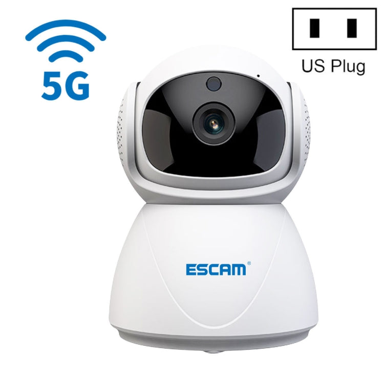 ESCAM PT201 HD 1080P Dual-band WiFi IP Camera, Support Night Vision / Motion Detection / Auto Tracking / TF Card / Two-way Audio, EU Plug, PT201 ESCAM PT201 HD 1080P Dual-band WiFi IP Camera, Support Night Vision / Motion Detection / Auto Tracking / TF Card / Two-way Audio, EU Plug, PT201